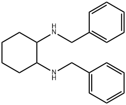 N,N'-Dibenzyl-cyclohexane-1,2-diamzine  Hydrochloride 化学構造式