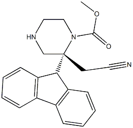  (9H-fluoren-9-yl)methyl (R)-2-(cyanomethyl)piperazine-1-carboxylate