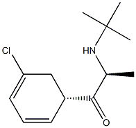 (S,S)-氢安非他酮,,结构式