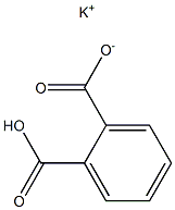 Potassium hydrogen phthalate standard solution Structure