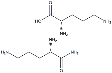 门冬氨酸鸟氨酸相关杂质异构体2/鸟氨酰鸟氨酰胺, , 结构式