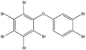 2,3,3',4,4',5,6 - 七溴联苯醚 结构式