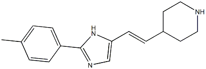 4-[2-(2-P-TOLYL-IMIDAZOL-4-YL)-VINYL]-PIPERIDINE Struktur