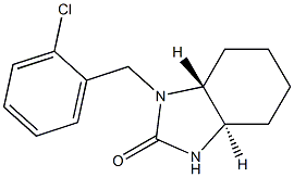 (3AR,7AR)-1-(2-CHLOROBENZYL)OCTAHYDRO-2H-BENZIMIDAZOL-2-ONE 结构式