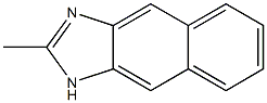 2-METHYL-1H-NAPHTHO[2,3-D]IMIDAZOLE 化学構造式