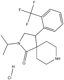 2-ISOPROPYL-4-(2-(TRIFLUOROMETHYL)PHENYL)-2,8-DIAZASPIRO[4.5]DECAN-1-ONE HYDROCHLORIDE