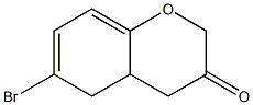 6-溴-3-二氢色原酮,,结构式