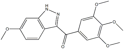  (6-甲氧基-1H-吲唑-3-基)-(3,4,5-三甲氧基苯基)甲酮