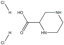 2-piperazine carboxylic acid dihydrochloride Struktur