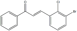 3Bromo-2-ChloroChalcone 化学構造式