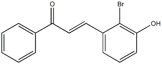 3Hydroxy-2-BromoChalcone,,结构式