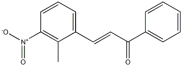 3Nitro-2-MethylChalcone Struktur