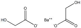 Barium glycolate Struktur