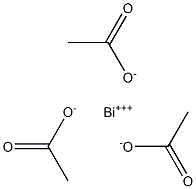 Bismuth(III) triacetate 结构式