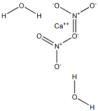Calcium nitrate dihydrate Struktur