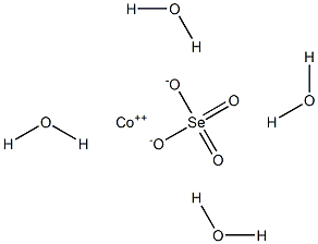Cobalt(II) selenate tetrahydrate Struktur