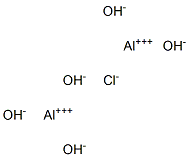 Dialuminum chloride pentahydroxide Struktur