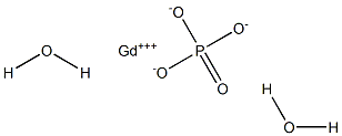 Gadolinium(III) orthophosphate dihydrate 结构式