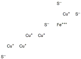 Pentacopper(I) iron(III) tetrasulfide|