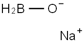 Sodium boron hydroxide Struktur