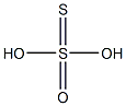 Thiosulfuric acid 结构式