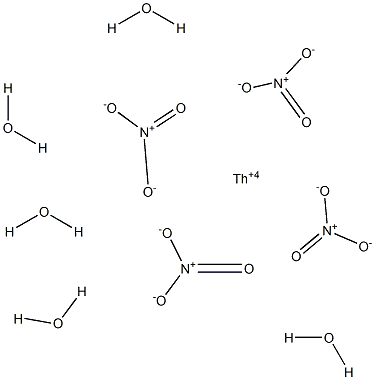 Thorium(IV) nitrate pentahydrate Structure