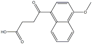 3-(4'-methoxynaphthoyl)propionic acid Struktur