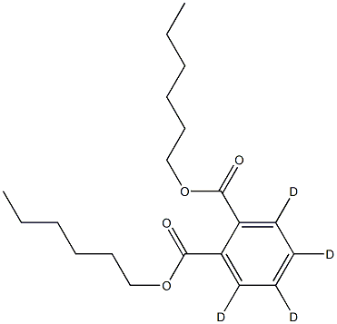 Di-hexyl Phthalate-3,4,5,6-D4 Structure