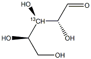 D-Ribose-3-13C Structure