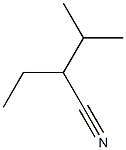 2-ETHYL-3-METHYLBUTTRONITRILE,,结构式