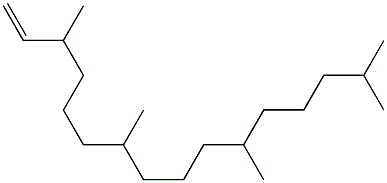 3,7,11,15-TETRAMETHYLHEXADECENE,,结构式