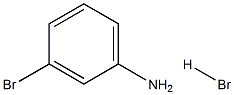 3-溴苯胺氢溴酸盐 结构式