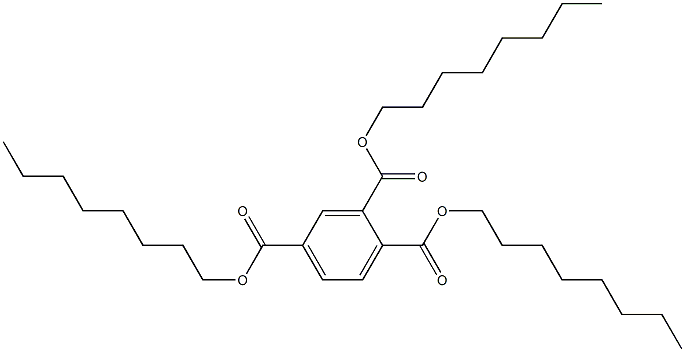 偏苯三甲酸三辛酯,,结构式