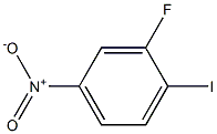 3-氟-4-碘硝基苯,,结构式