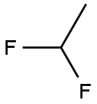 difluoroethane Structure