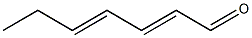 Trans-2,4-heptadienal Structure