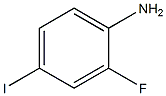 邻氟-4-碘苯胺, , 结构式