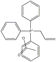 烯丙基三苯基醋酸膦, , 结构式