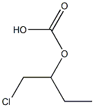 氯甲基-2-甲乙基碳酸酯, , 结构式