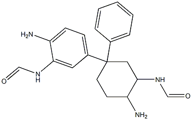 4,4'-diamino-3,3'-dimethylaminodiphenylcyclohexane 化学構造式