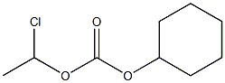 1-Chloroethyl cyclohexyl carbonate 化学構造式