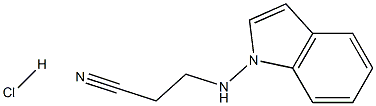 L-indole-aminopropionitrile hydrochloride Struktur