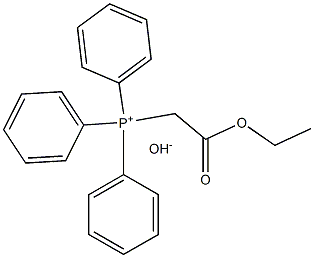 乙氧甲酰基甲基三苯基氢氧化膦 结构式