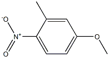 4-methoxy-2-methylnitrobenzene 化学構造式