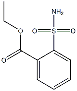 2-乙氧羰基苯磺酰胺 结构式