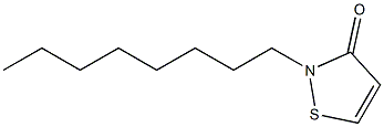 2-辛基-4-异噻唑啉-3-酮, , 结构式