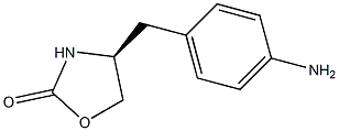 (S)-4-(4-Aminobenzyl)-1,3-oxazolidone-2 Structure