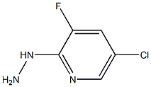 2-hydrazino-5-chloro-3-fluoropyridine Structure