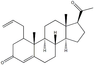 Allyl progesterone Struktur