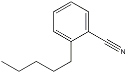 Pentyl benzonitrile Structure